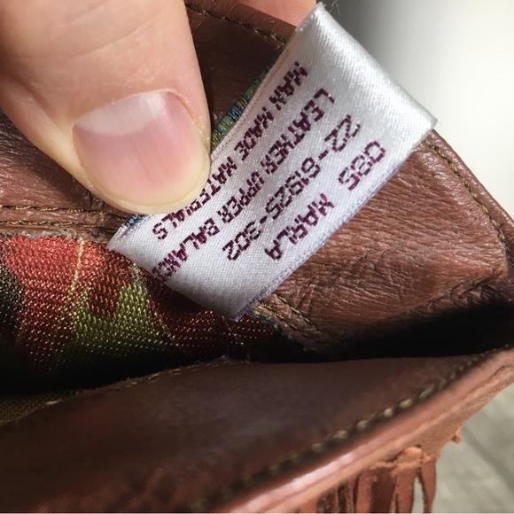 Zodiac Zline Fringe Western Cowboy Riding Leather Womens Boots Vintage Size 8 - Picture 13 of 13